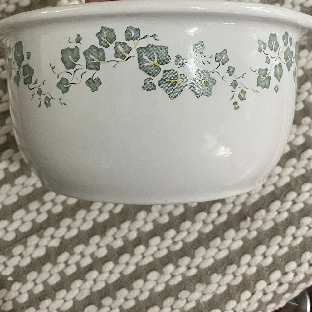 Corelle Coordinates Callaway Bowl GREEN IVY 1.5 qt Casserole‎ Dish Stoneware